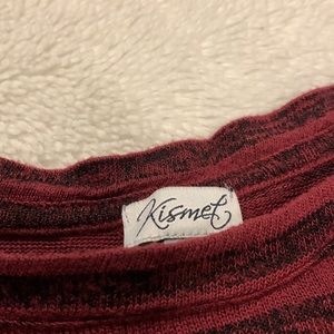 Striped long sleeve t-shirt🐶✨